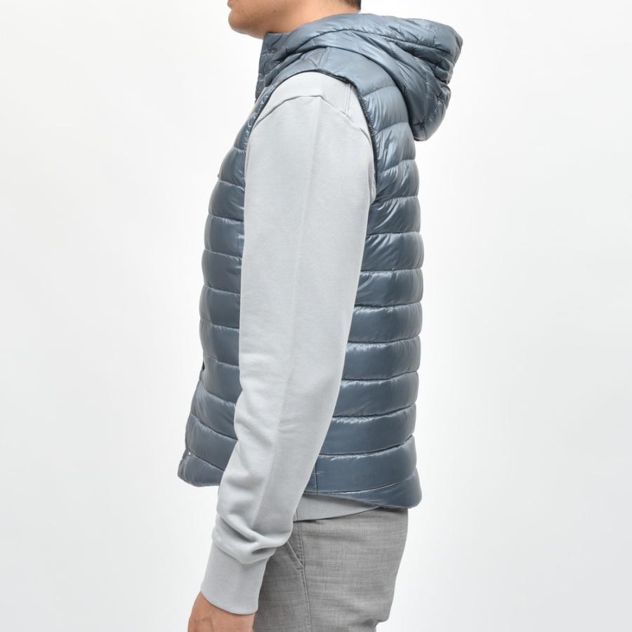 【SALE30】HERNO（ヘルノ）RESORTリゾート ウォーターレペレントウルトラライトナイロンフーディーダウンベスト PI00095UR ...