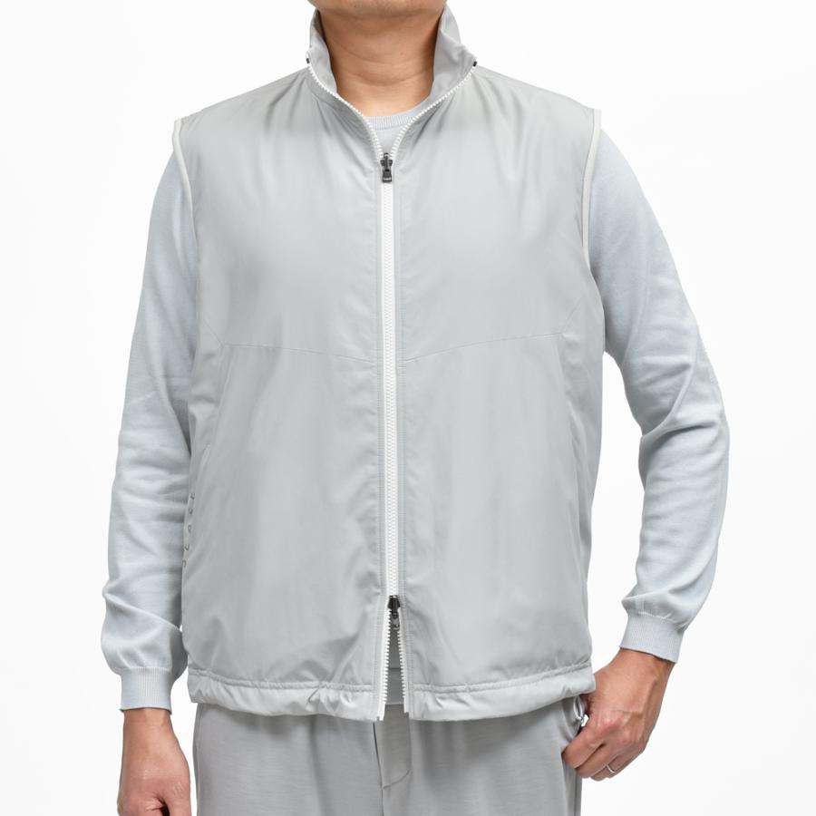 SEASE（シーズ）PADDED EXPLORER VEST ウールジャージスタンドカラーパデッドベスト OV034TJ073 14051000039の画像