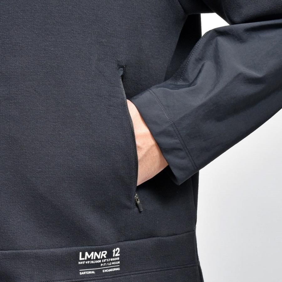 Laminar（ラミナー）コットンジャージ×ナイロンタスランジップフーディー JC00019UL/56015 14051002132の画像