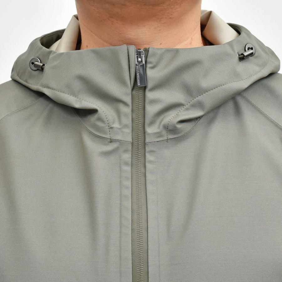 PAUL & SHARK（ポール アンド シャーク）Loro Piana Storm System ウォータープルーフウールナイロンジップフーディーブルゾン 25412440 14051003025の画像