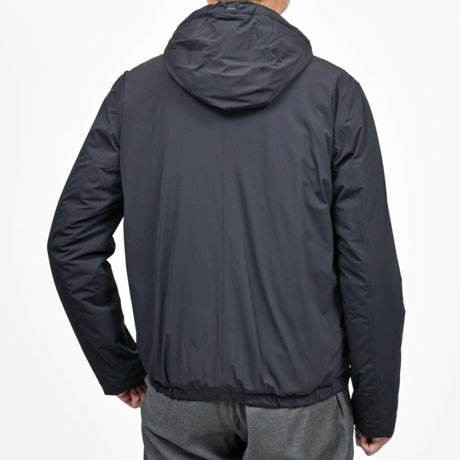 HERNO（ヘルノ）RESORTリゾート ストレッチナイロンパデッドフーディーブルゾン(パッカブル) GI00071UR-12387SZ 14052000132の画像