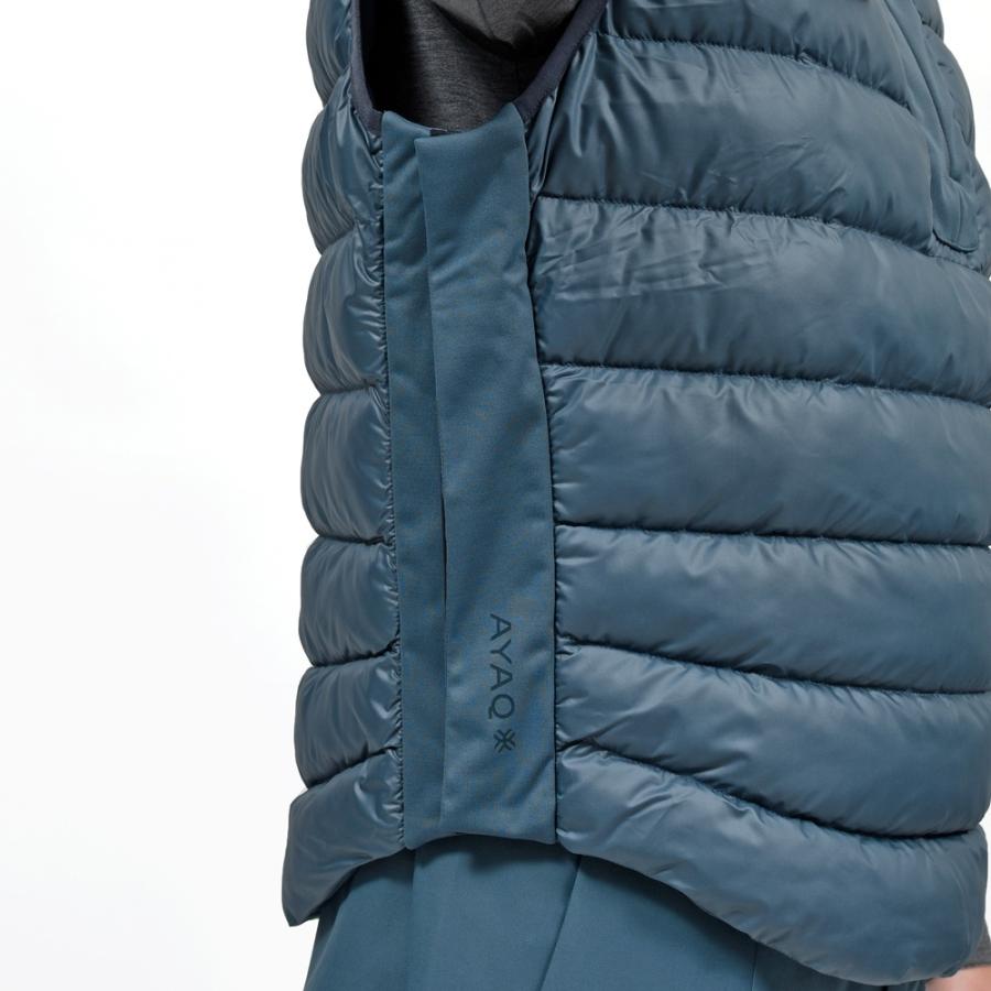 AYAQ（アヤック）リサイクルポリエステルパデッドプルオーバーベスト FORNO INNOVATIVE VEST FR-VT-M 14052000237の画像
