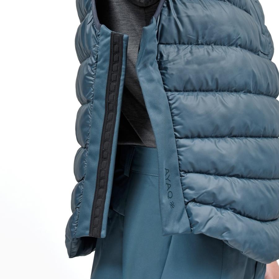 AYAQ（アヤック）リサイクルポリエステルパデッドプルオーバーベスト FORNO INNOVATIVE VEST FR-VT-M 14052000237の画像