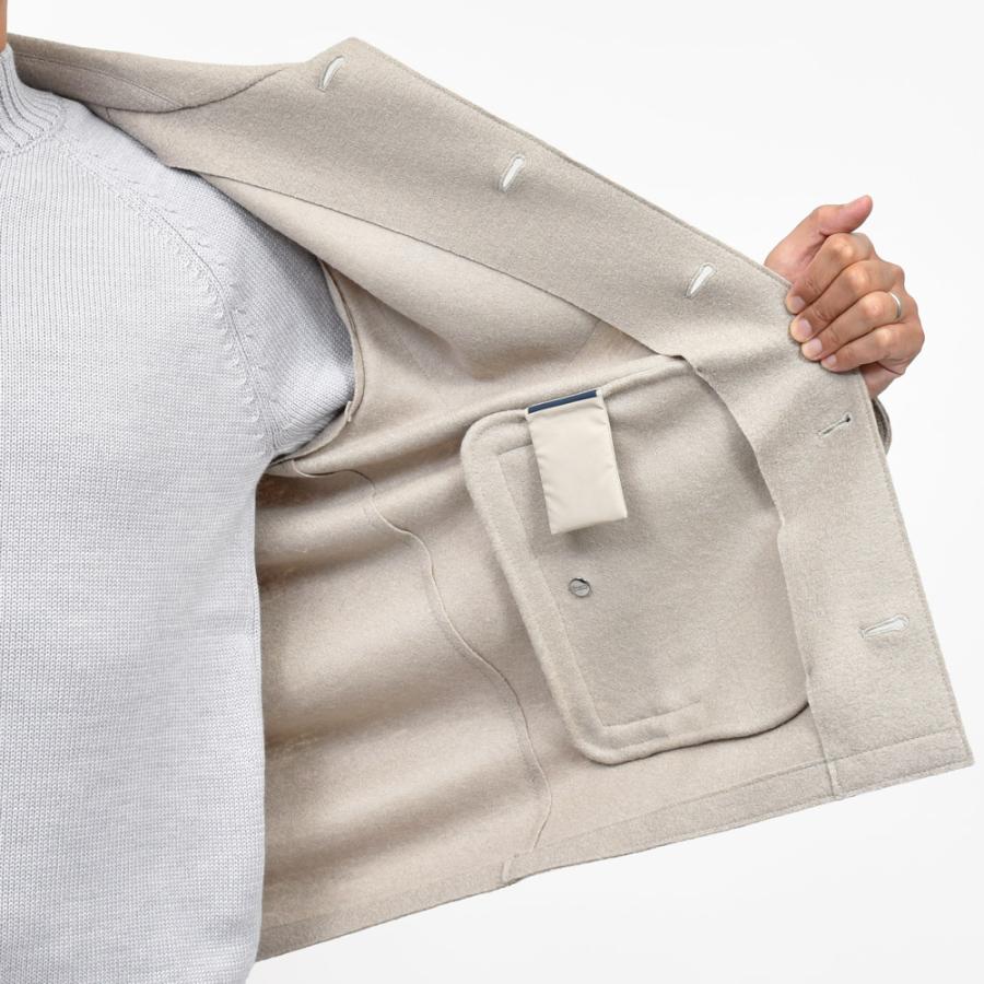 HERNO（ヘルノ）RESORTリゾート フェルテッドウールシャツブルゾン GI00090UR-33372 14052001132の画像