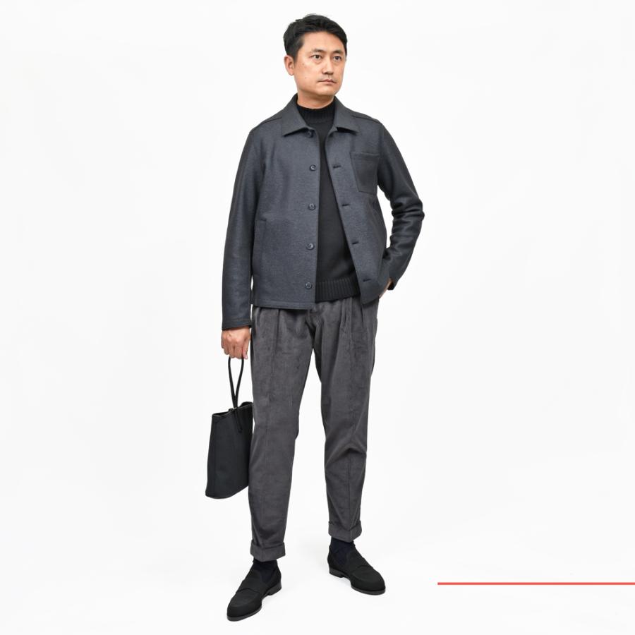 HERNO（ヘルノ）RESORTリゾート フェルテッドウールシャツブルゾン GI00090UR-33372 14052001132の画像