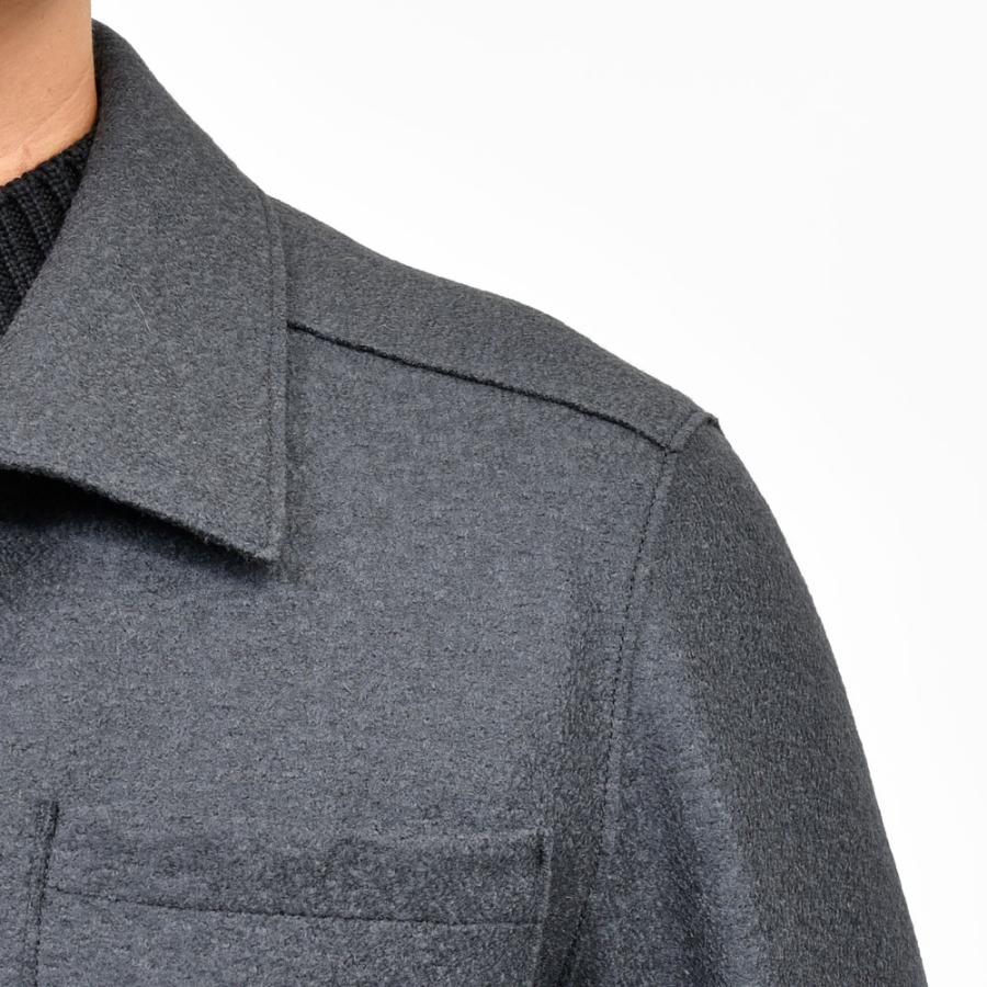 HERNO（ヘルノ）RESORTリゾート フェルテッドウールシャツブルゾン GI00090UR-33372 14052001132の画像
