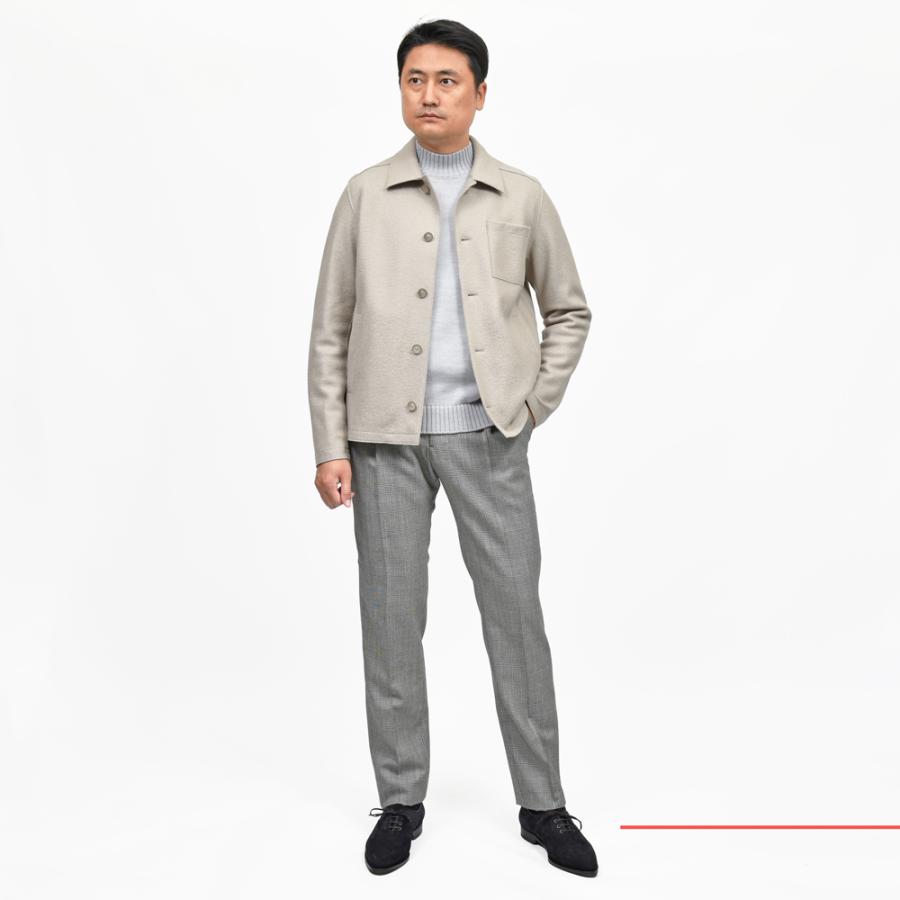 HERNO（ヘルノ）RESORTリゾート フェルテッドウールシャツブルゾン GI00090UR-33372 14052001132の画像