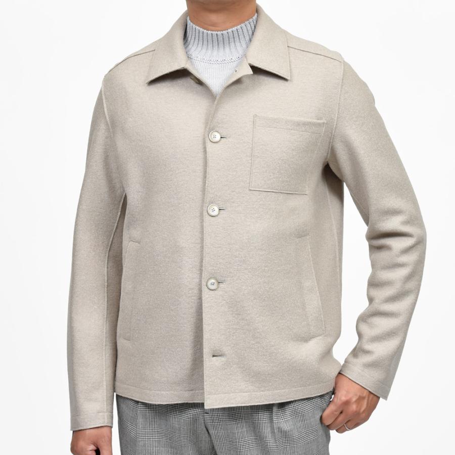 HERNO（ヘルノ）RESORTリゾート フェルテッドウールシャツブルゾン GI00090UR-33372 14052001132の画像