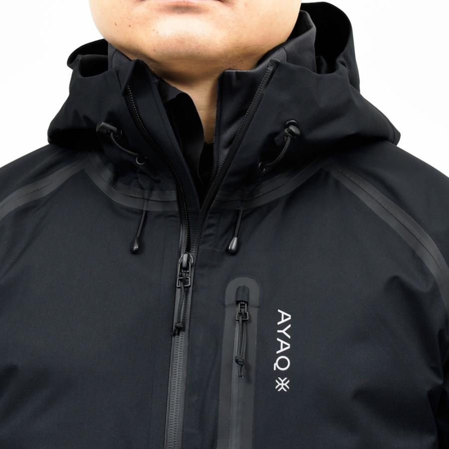 AYAQ（アヤック）ウォータープルーフ3レイヤーポリエステルジップブーディ―ブルゾン LONAK HARDSHELL JACKET LN-JK-M 14052001237の画像
