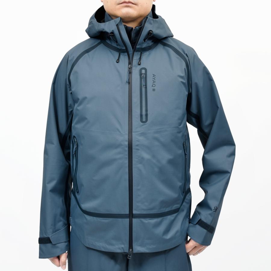 AYAQ（アヤック）ウォータープルーフ3レイヤーポリエステルジップブーディ―ブルゾン LONAK HARDSHELL JACKET LN-JK-M 14052001237の画像
