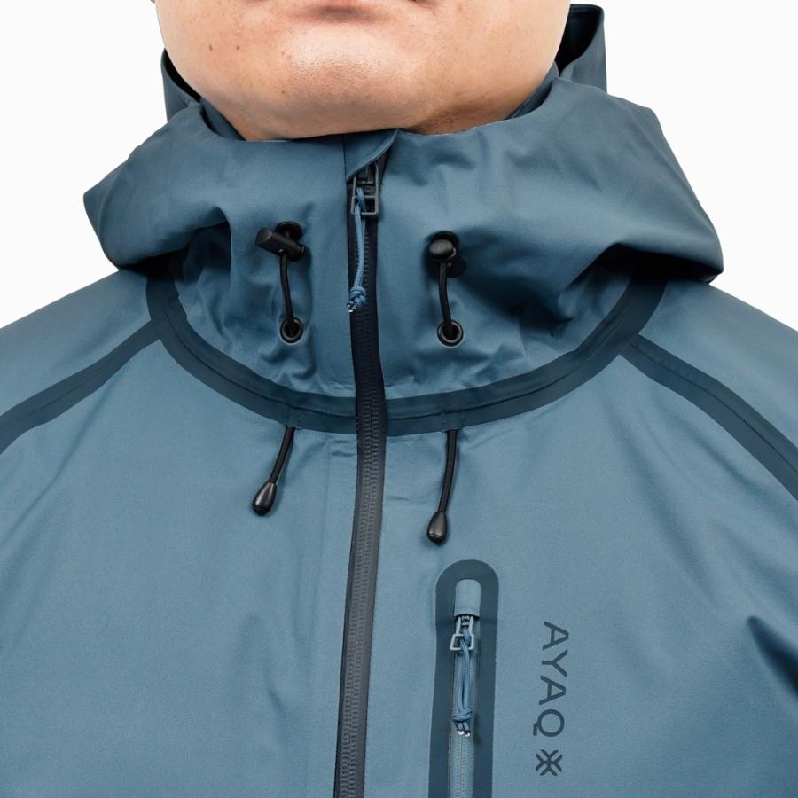 AYAQ（アヤック）ウォータープルーフ3レイヤーポリエステルジップブーディ―ブルゾン LONAK HARDSHELL JACKET LN-JK-M 14052001237の画像