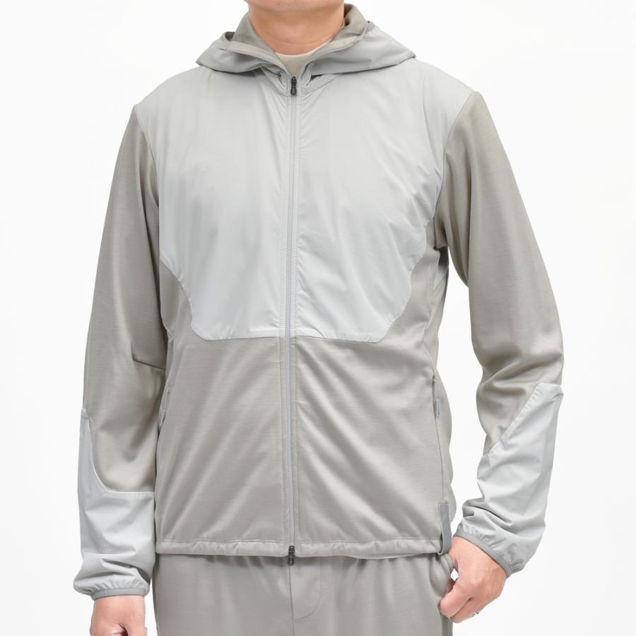 SEASE（シーズ）ZIPPED FOODIE HYBRID ウールジャージジップフーディー WH049TJ186 14052002039の画像