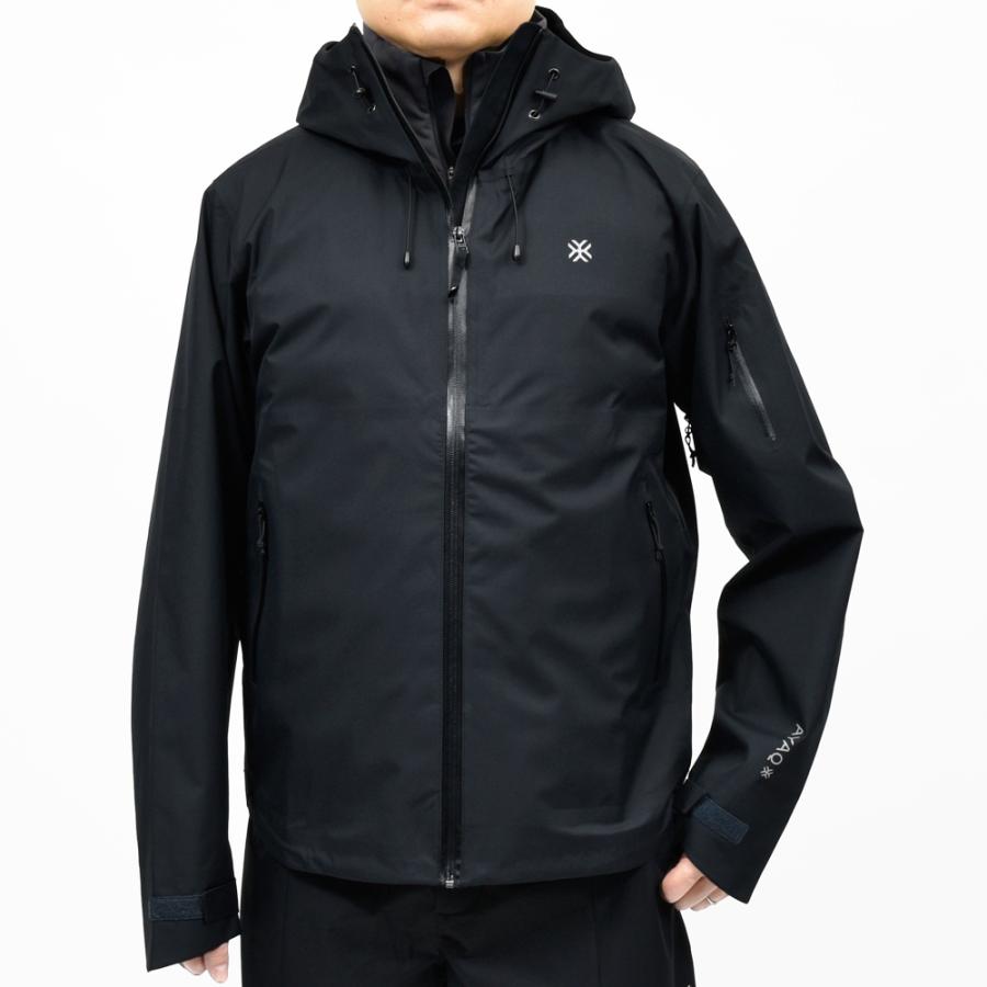 AYAQ（アヤック）ウォータープルーフ3レイヤーポリエステルフーディーブルゾン SKORA HARDSHELL JACKET SK-JK-M 14052002237の画像