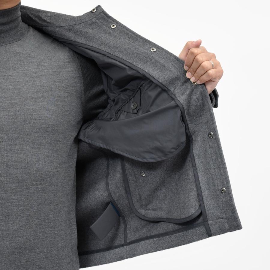 HERNO（ヘルノ）ウールカシミアフランネルシャツブルゾン GI000312U-33318 14052005132の画像