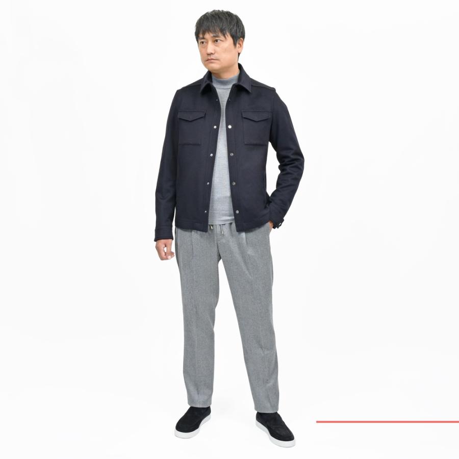 HERNO（ヘルノ）ウールカシミアフランネルシャツブルゾン GI000312U
