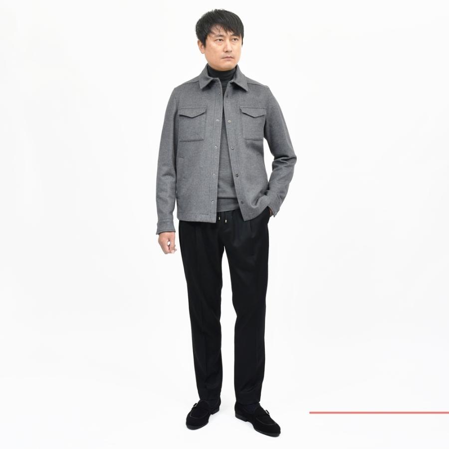 HERNO（ヘルノ）ウールカシミアフランネルシャツブルゾン GI000312U-33318 14052005132の画像