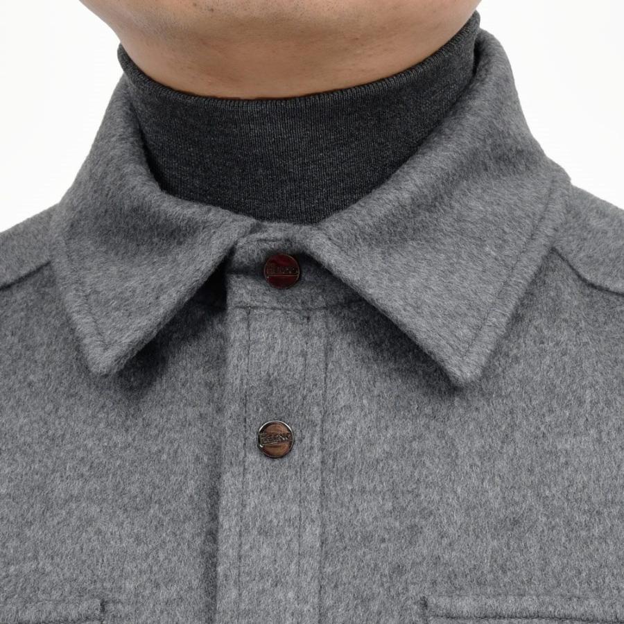 HERNO（ヘルノ）ウールカシミアフランネルシャツブルゾン GI000312U-33318 14052005132の画像
