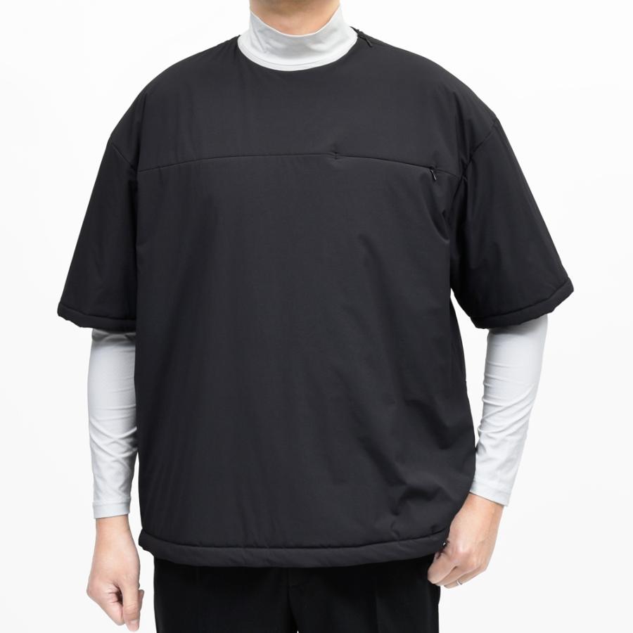 Laminar（ラミナー）ウォッシャブルストレッチポリエステルパデッドプルオーバー GI00185UL-12832S 14052601132の画像