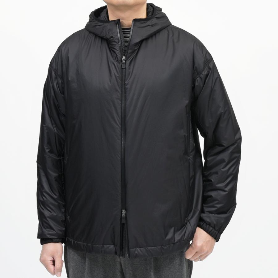 HERNO（ヘルノ）ウォーターレペレントライトウェイトリップストップナイロンパデッドフーディーブルゾン GI000575U-12812Z ...