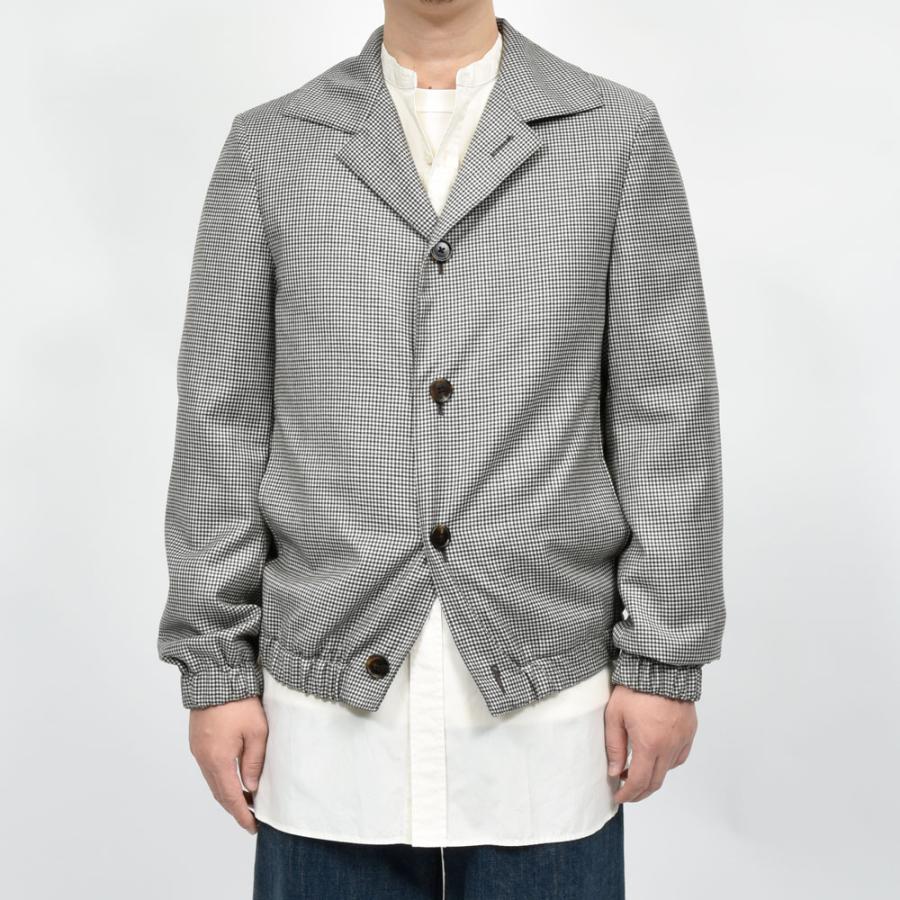 Belvest（ベルベスト）ウールチェックブルゾン BL208-22976 14056400020の画像