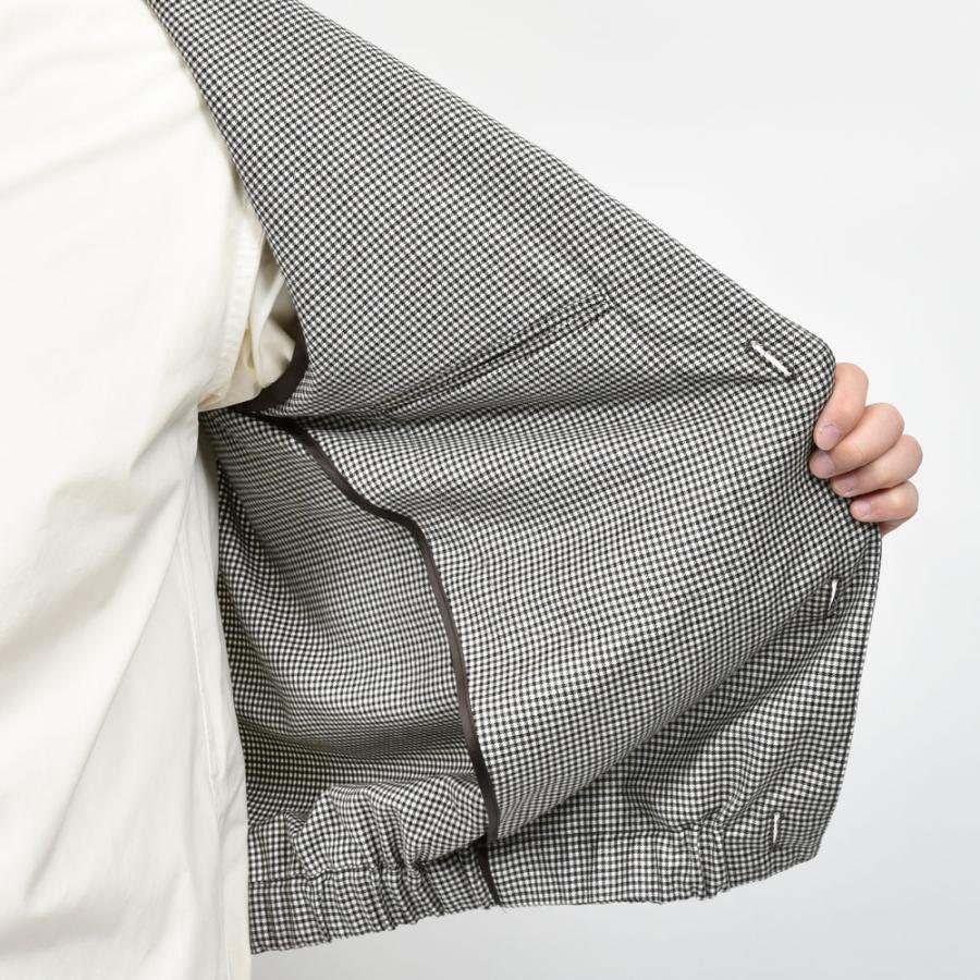 Belvest（ベルベスト）ウールチェックブルゾン BL208-22976 14056400020の画像