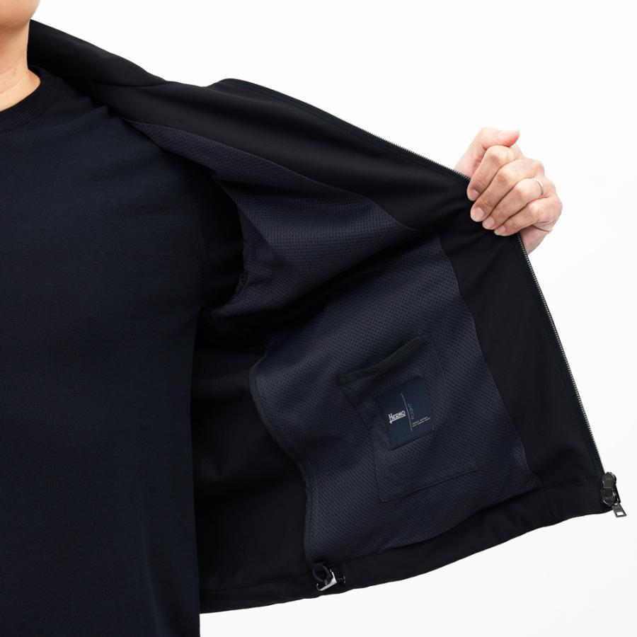 HERNO（ヘルノ）テックウールジャージスタンドカラーブルゾン GI000660U-12808Z 14061000132の画像