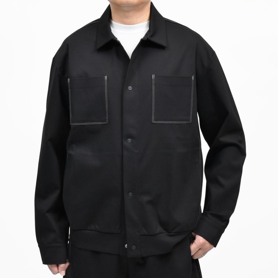 HERNO（ヘルノ）度詰めローマジャージシャツブルゾン JC000073U-56035 14061001132の画像