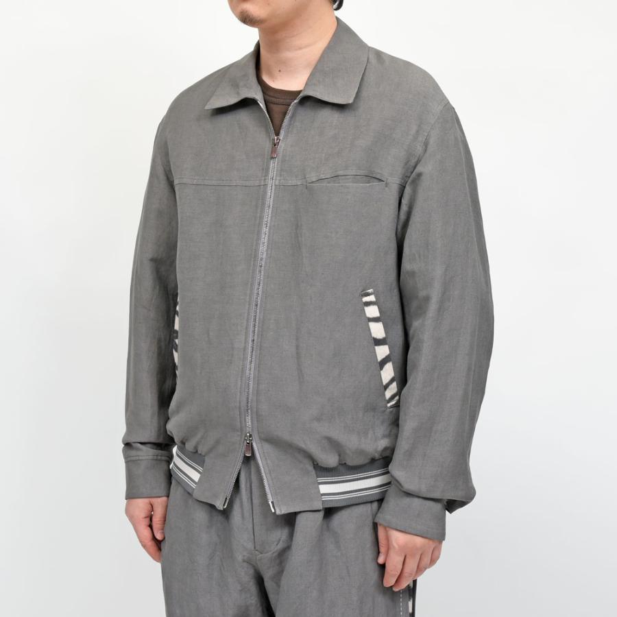 mando（マンド)リネンレーヨンジップブルゾン 26194-001 14061400037の画像
