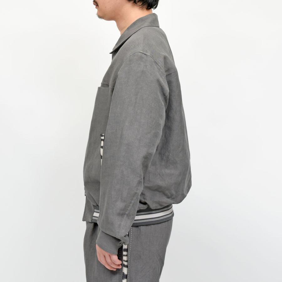 mando（マンド)リネンレーヨンジップブルゾン 26194-001 14061400037の画像