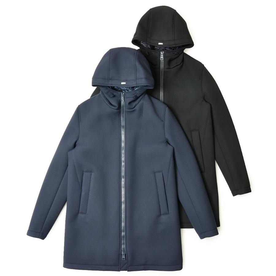 HERNO（ヘルノ）ダイアゴナルスキューバダブルジップフーディーコート
