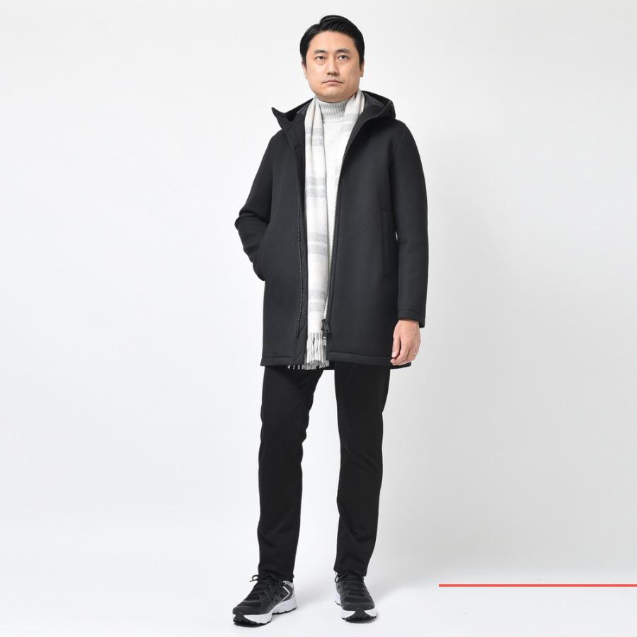HERNO（ヘルノ）ダイアゴナルスキューバダブルジップフーディーコート