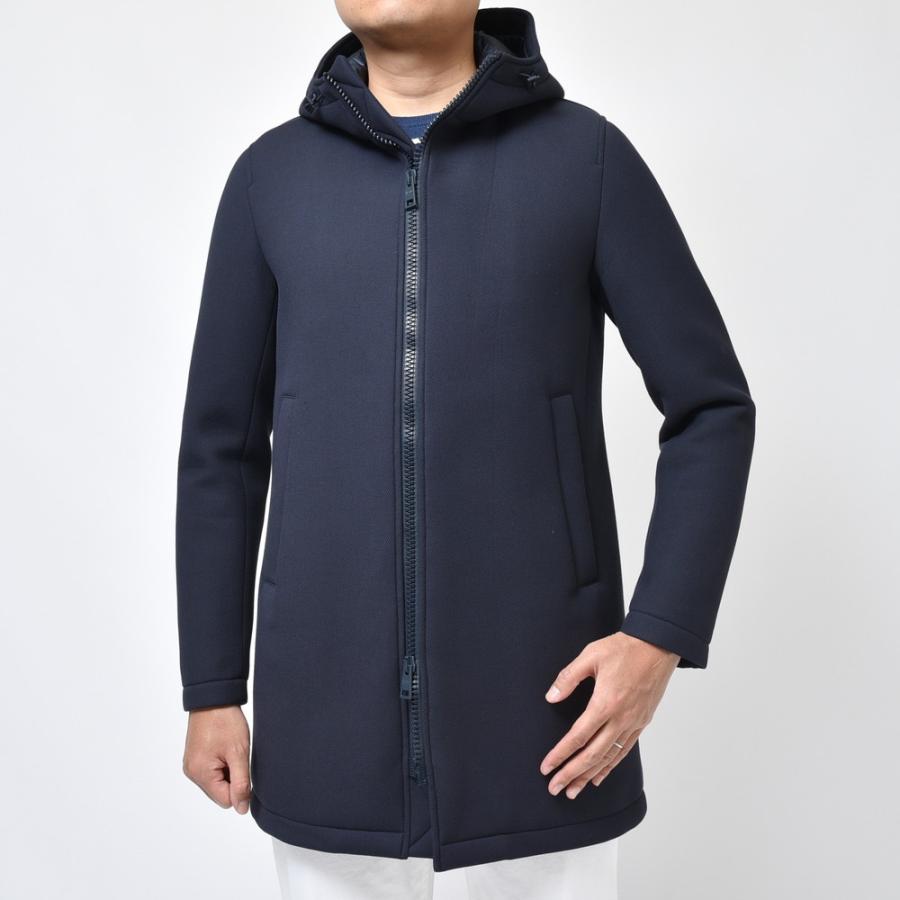 HERNO（ヘルノ）ダイアゴナルスキューバダブルジップフーディーコート