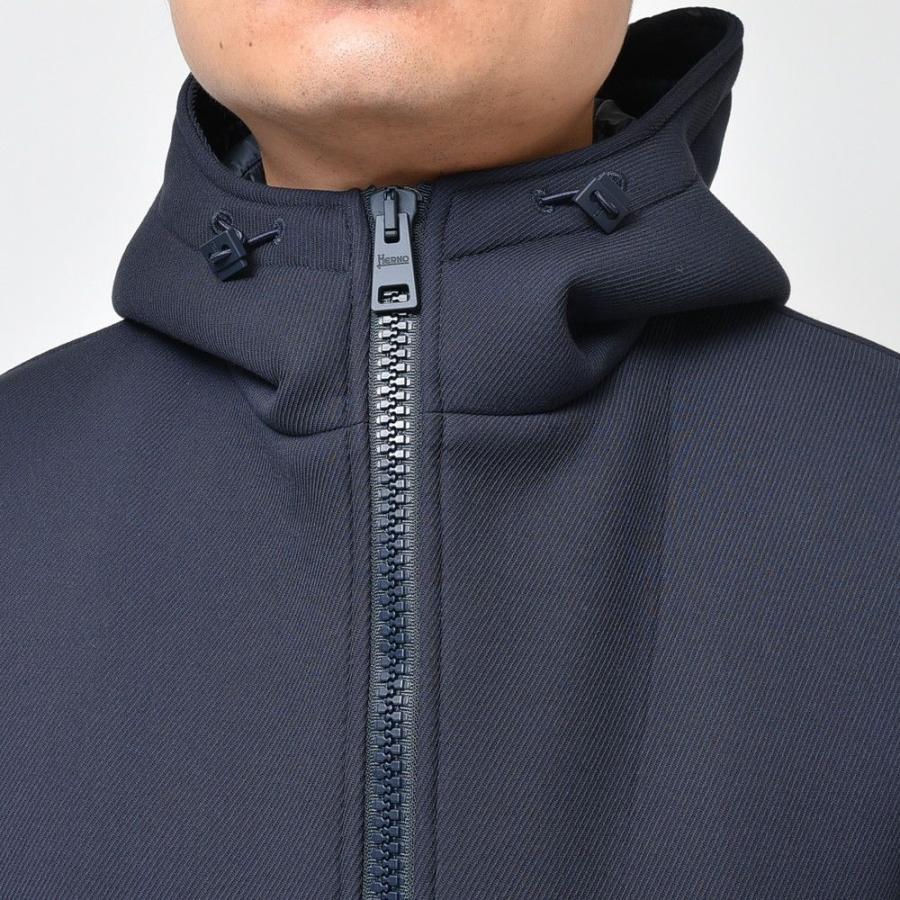 美品 HERNO ダイアゴナルスキューバダブルジップフーディーブルゾン 美品 HERNO ダイアゴナルスキューバダブルジップフーディーブルゾン