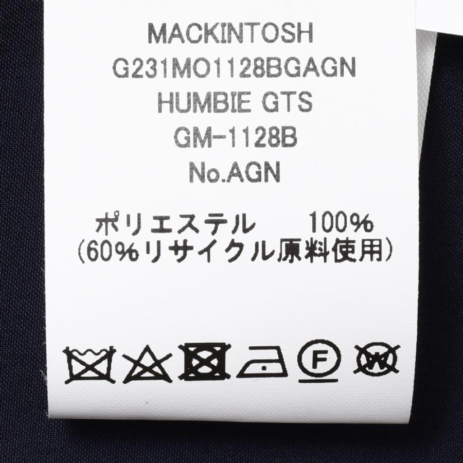 MACKINTOSH（マッキントッシュ）HUMBIEハンビー リサイクルポリエステルソリッドオーバーサイズドバルカラーコート GTS HUMBIE/G231MO1128BGAGN 14131000005｜guji｜14