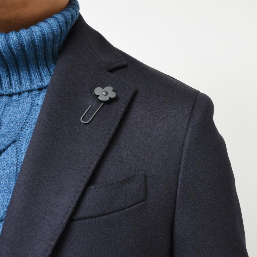 LARDINI ウールヘリンボーン チェスターフィールドコート ネイビー 32089_1_expand.jpg