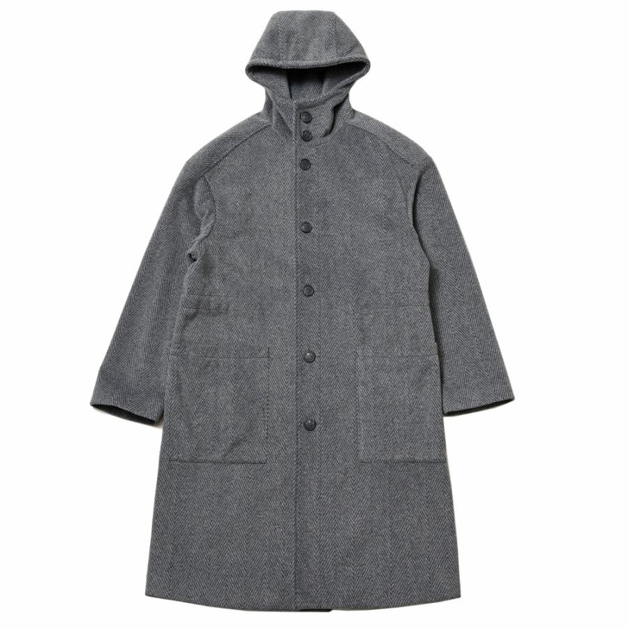 Solleciti（ソレシティ）ポリエステルヘリンボーンフーデッド