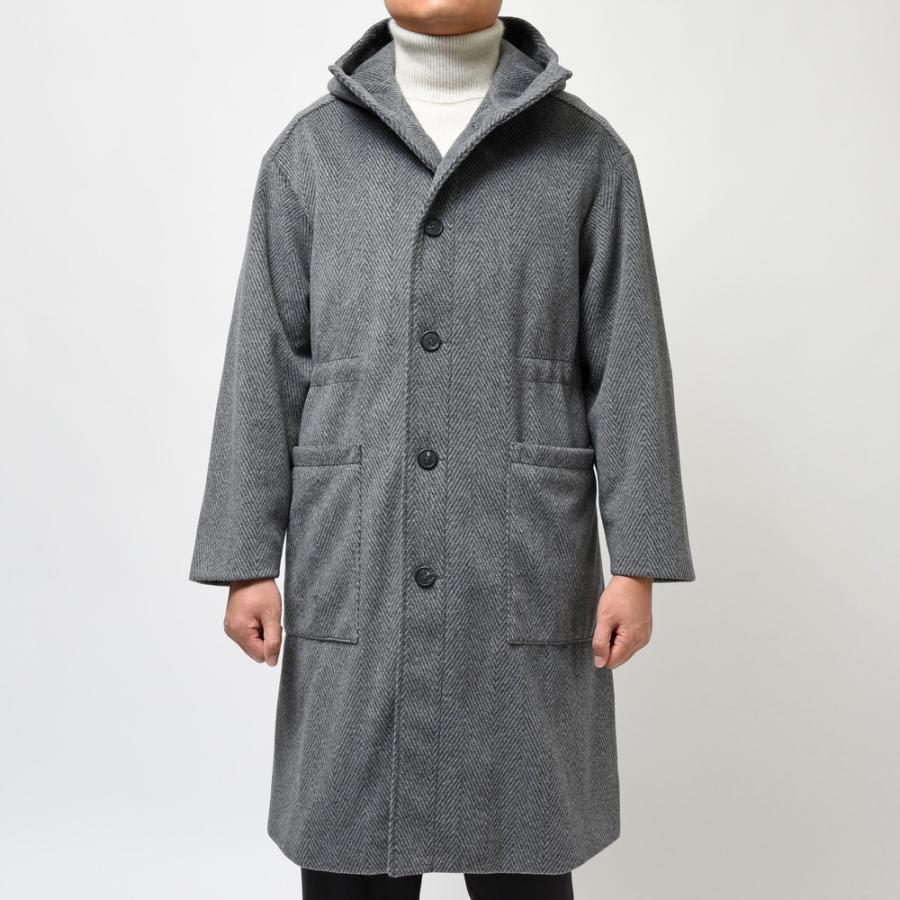 Solleciti（ソレシティ）ポリエステルヘリンボーンフーデッド