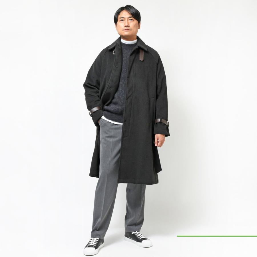【SALE40％】Solleciti（ソレシティ）ポリエステルヘリンボーンベルテッドバルカラーコート FSM0C3233043 14132402172の画像