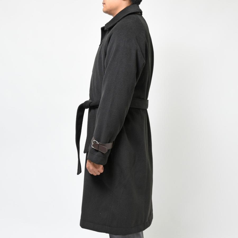 【SALE40％】Solleciti（ソレシティ）ポリエステルヘリンボーンベルテッドバルカラーコート FSM0C3233043 14132402172の画像