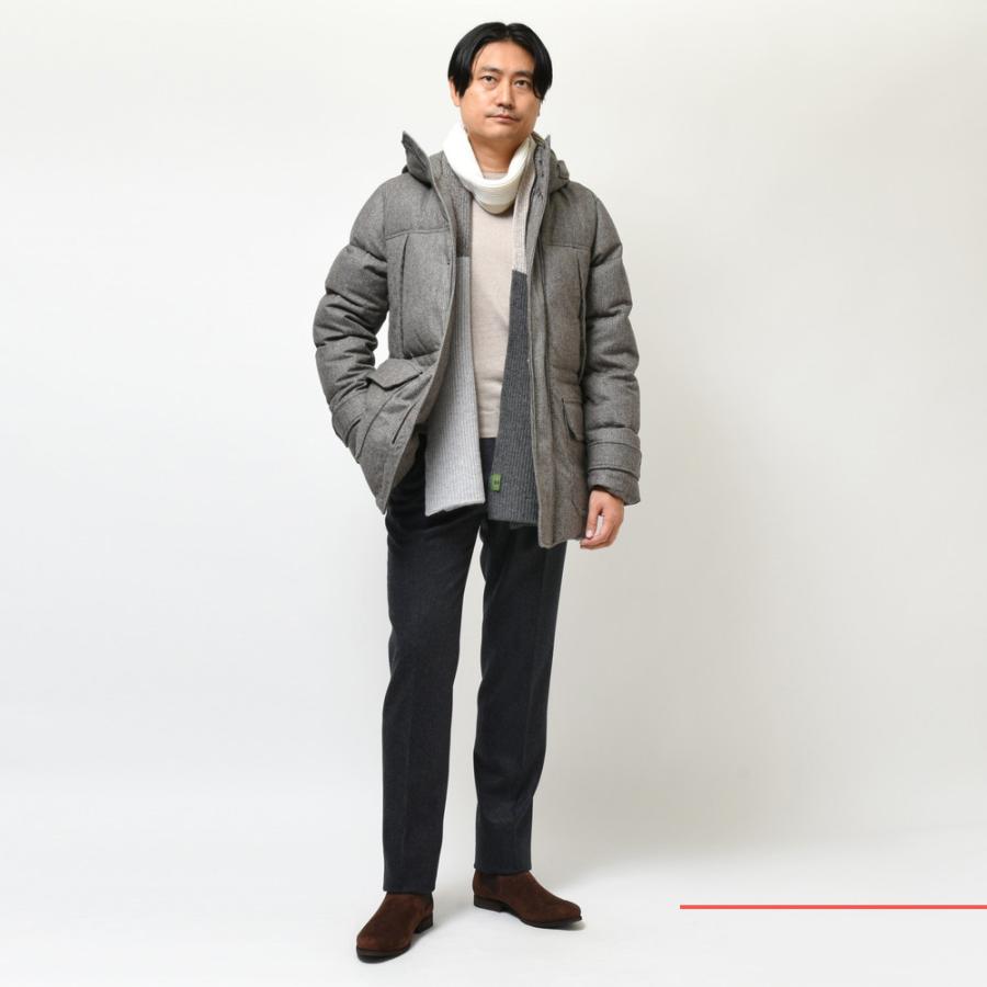 MONTEDORO（モンテドーロ）ウールサキソニーハウンドトゥースN-3B  