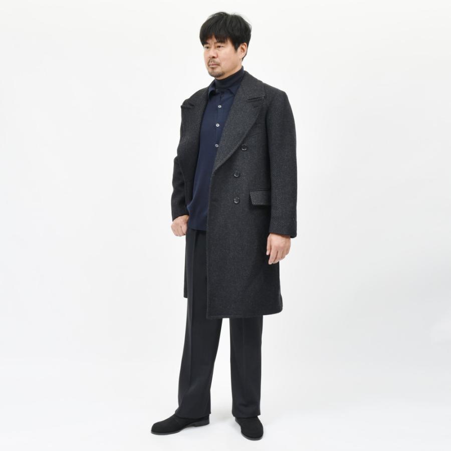garoh（ガロウ）coat02 ウールライトツィードヘリンボーンアルスターコート 14142800217の画像