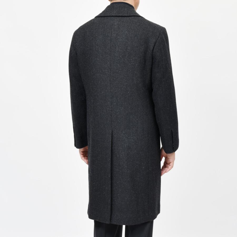 garoh（ガロウ）coat02 ウールライトツィードヘリンボーンアルスターコート 14142800217の画像