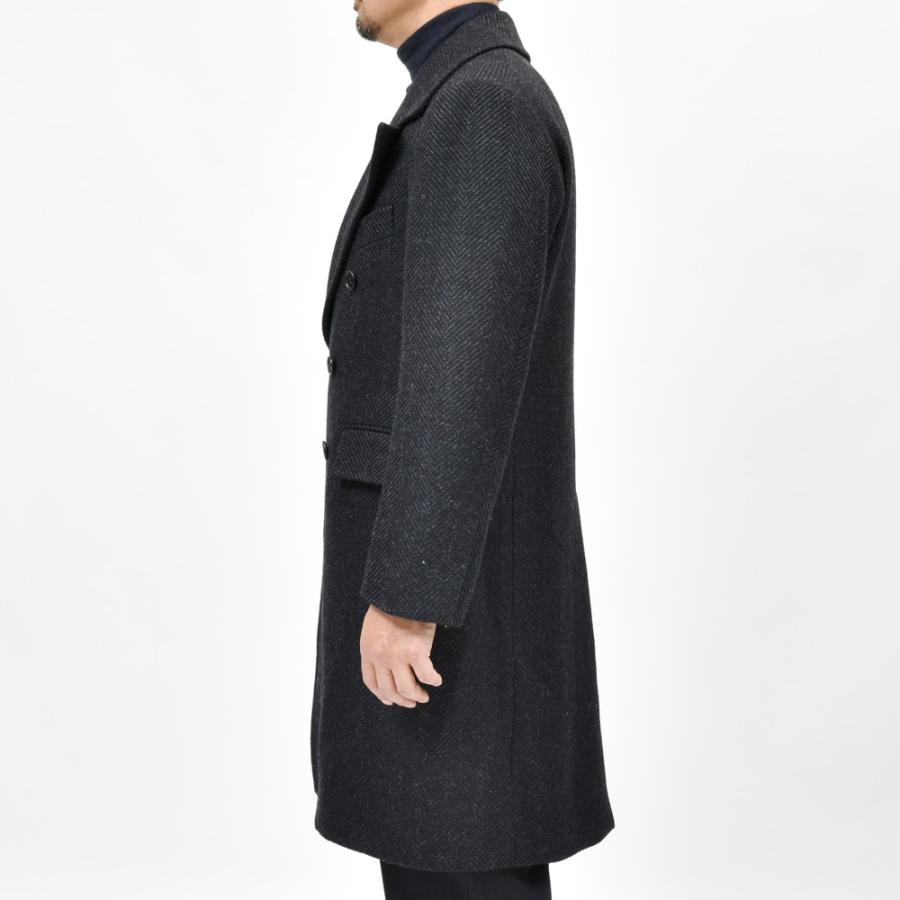 garoh（ガロウ）coat02 ウールライトツィードヘリンボーンアルスターコート 14142800217の画像