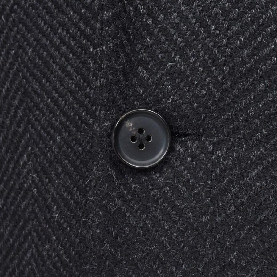 garoh（ガロウ）coat02 ウールライトツィードヘリンボーンアルスターコート 14142800217の画像
