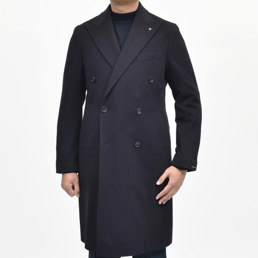 TAGLIATORE（タリアトーレ）ウールカシミアフランネルダブルチェスター