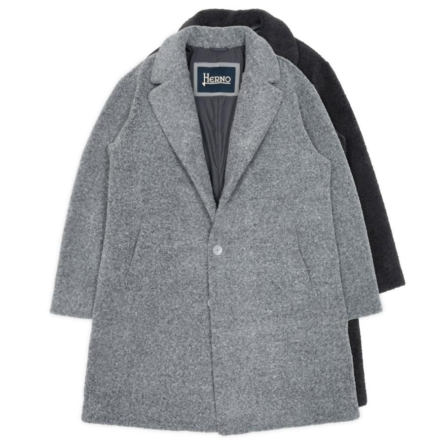 HERNO CA000206U 12735 9300 コート 48 HERNO（ヘルノ）エコファーチェスターフィールドコート CA000206U