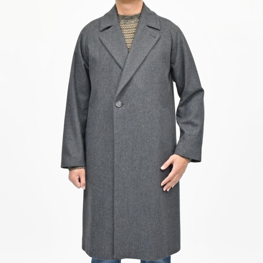 Hevo（イーヴォ）SURBOスルボ ウールナイロンフランネル1Bセミダブルコート SURB740 14152004109の画像