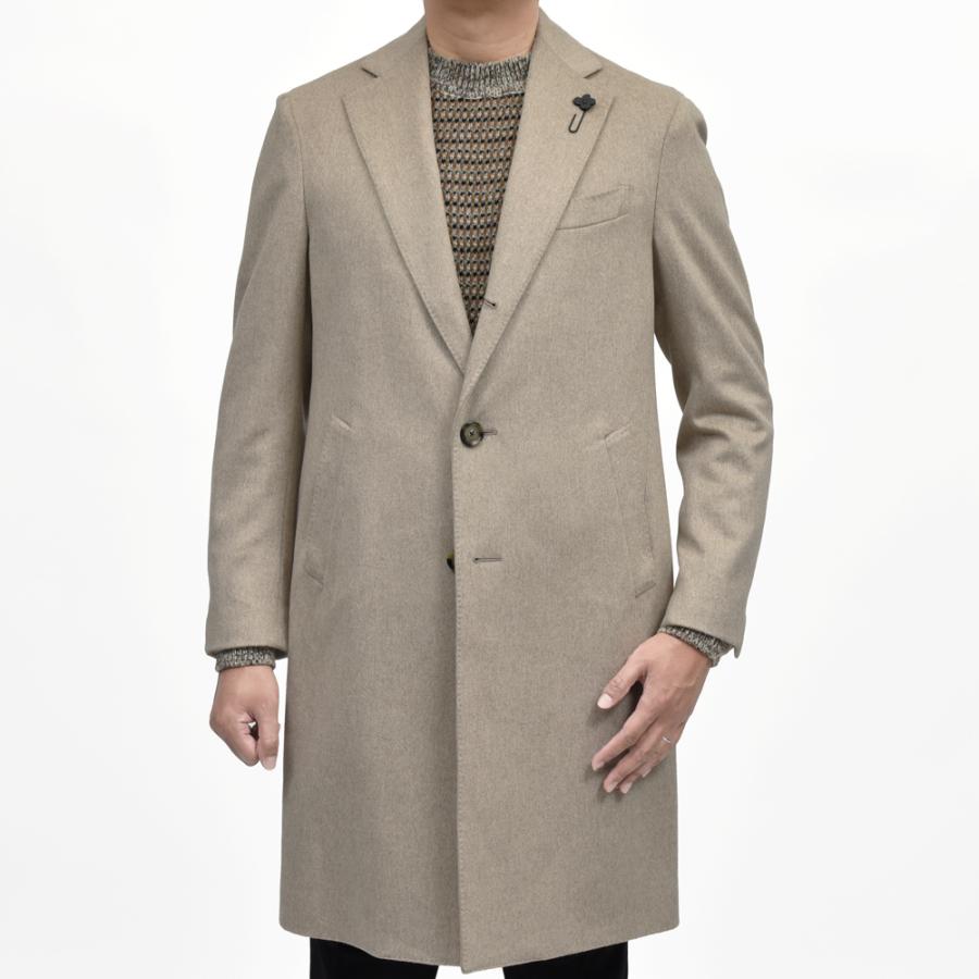 LARDINI（ラルディーニ）ウールフランネルチェスターフィールドコート