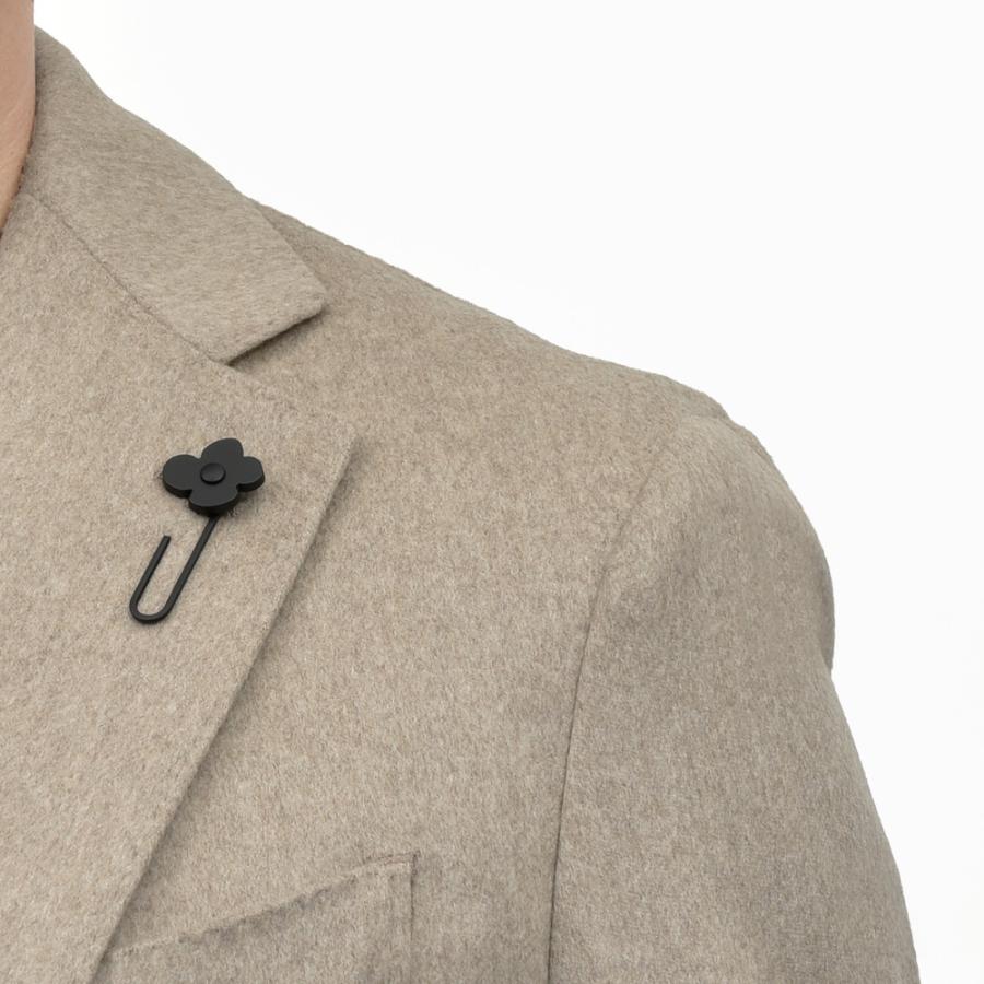 LARDINI（ラルディーニ）ウールフランネルチェスターフィールドコート