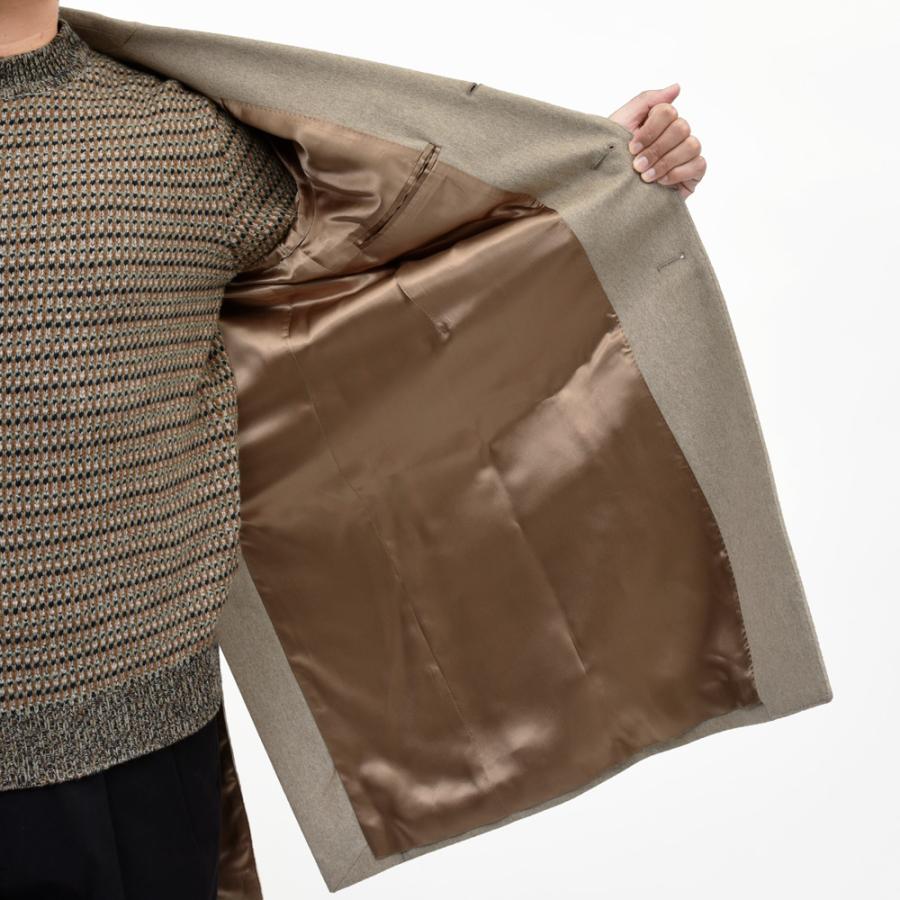 LARDINI（ラルディーニ）ウールフランネルチェスターフィールドコート